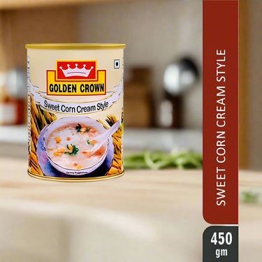 GOLDEN CROWN - Sweetcorn Cream Style-450gm (Pack of 48Pcs)